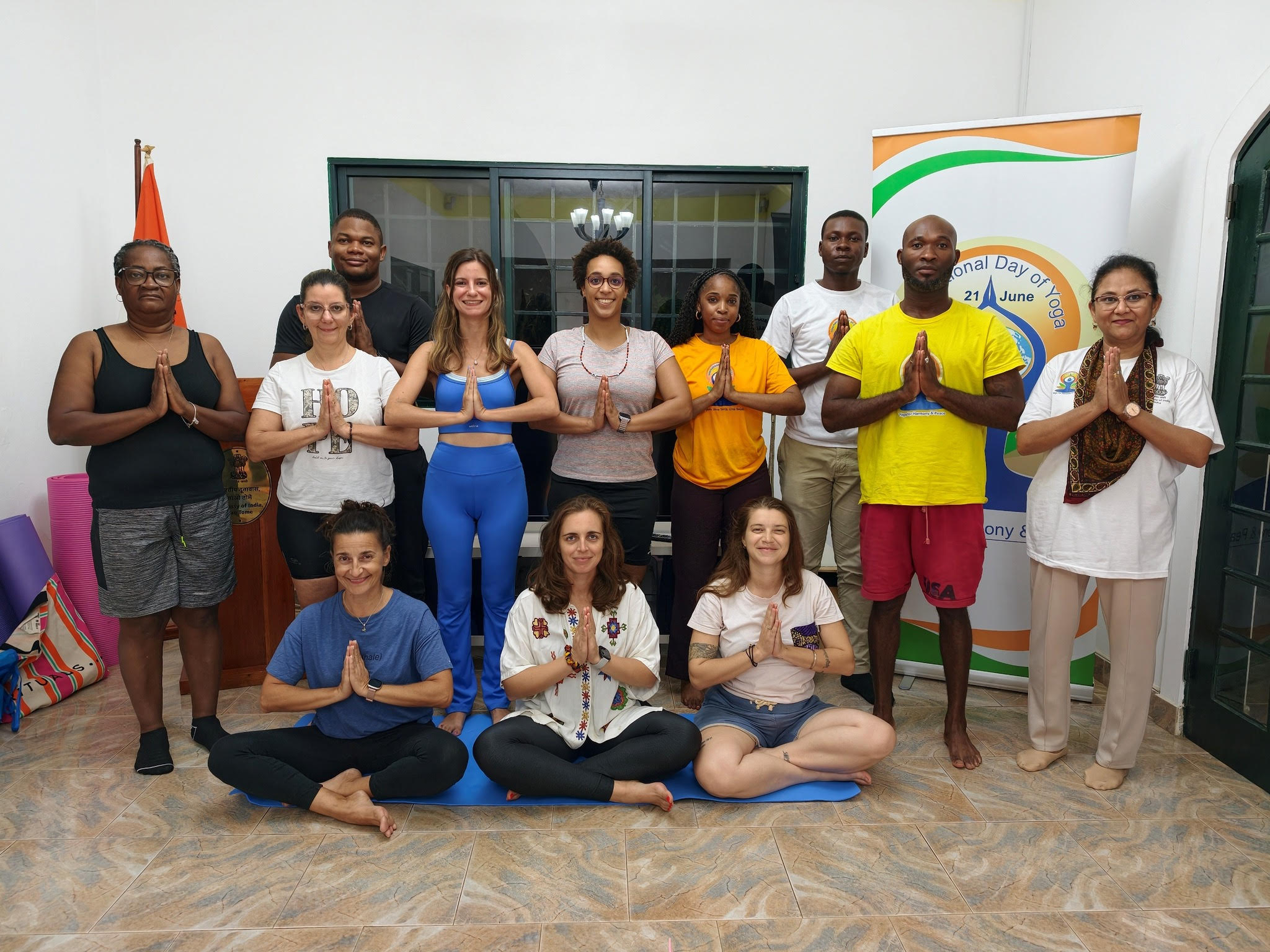 Special Yoga Session at the Embassy